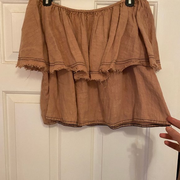 ZARA Linen Top - Picture 3 of 8